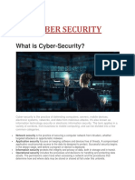 Yber Security: What Is Cyber-Security?