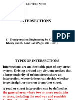 LECTURE NO 10 (Intersection)