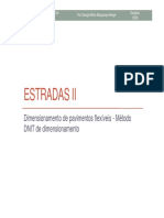 Dimensionamento de Pavimentos Flexíveis - Método DNIT de Dimensionamento PDF