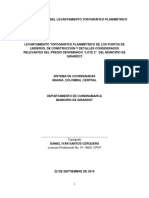 Informe Tecnico Levantamiento Topográfico 