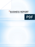 Business Report Presentation