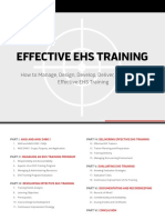How To Manage, Design, Develop, Deliver, and Evaluate Effective EHS Training