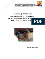 Informe Multidisciplinario Nuevo Horizonte Agosto 2019