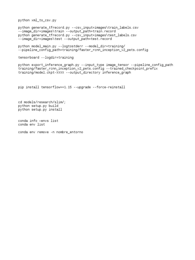 TensorFlow Model Training Workflow | PDF