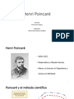 Poincaré y el método científico según convenciones y probabilidad