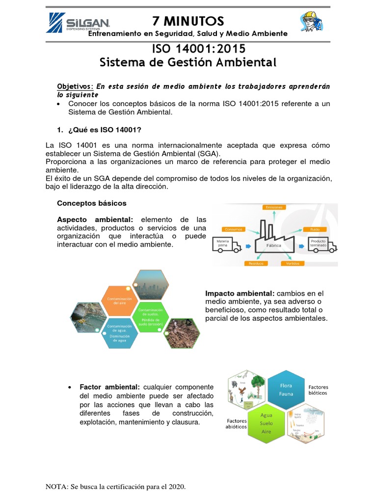 Iso 14001 2015 PDF | PDF | Entorno natural | Economias