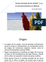 Importancia Socio Economica de La Quinua PDF