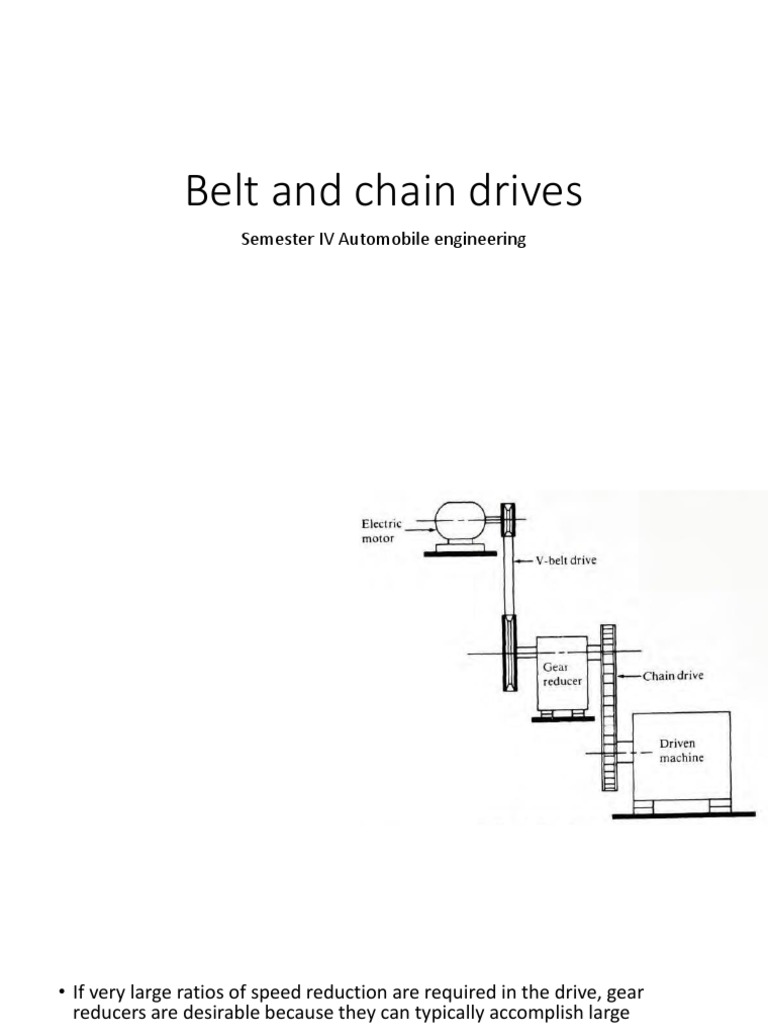 MIT Belt and Chain Drives PDF Belt (Mechanical) Transmission