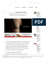 Elegir Las Cuerdas Del Violín - Deviolines PDF