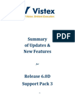 Vistex Release60D SP3 ReleaseSummary