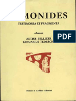 Semonides. Testimonia Et Fragmenta Draft PDF