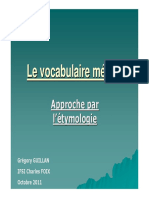 Le Vocabulaire M-Dical PDF