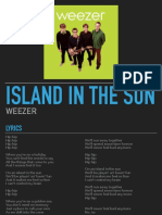 Island in The Sun - Lyric Poetry Presentation Example