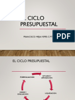 El Ciclo Presupuestal