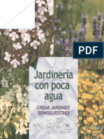 Jardinería con poca agua.