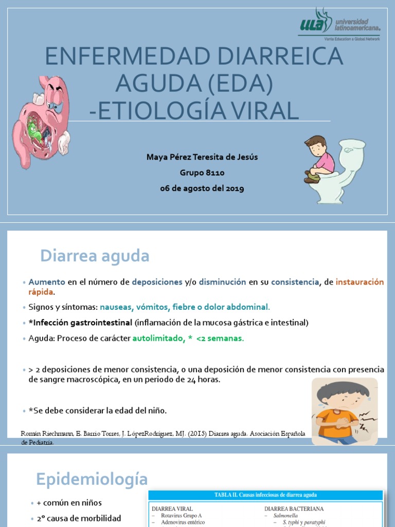 Enfermedad Diarreica Aguda (EDA) | PDF | Diarrea | Deshidración