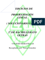 Ejercicios de Programacion Lineal Soluci PDF