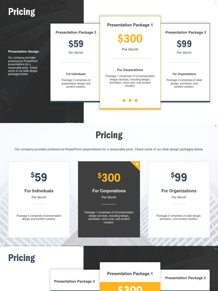 Financial Pricing | PDF | Microsoft Power Point | Business