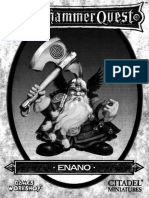 Warhammer Quest, A4 - Manual Enano