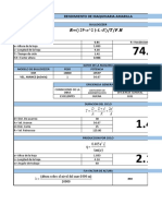 Excel para Calculo de Rendimientos de Maquinaria