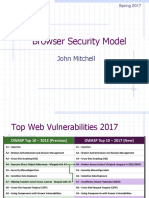 Browser Security Model: John Mitchell