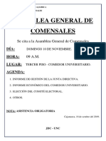 Asamblea General de Comensales PDF