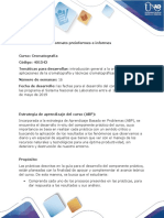 Formato cromatografia informes