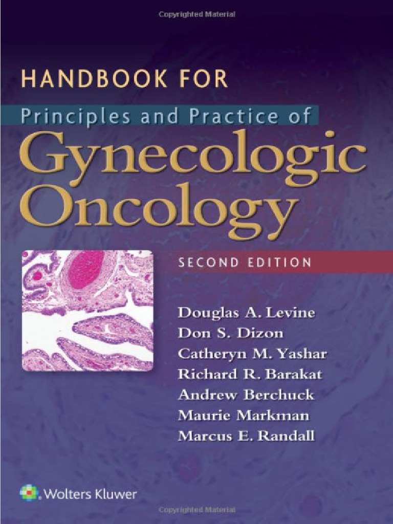 Hanbook For Principles and Pratice of Gynecologic Oncology PDF | PDF ...