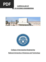 Curriculum of Ms in Avionics Engineering