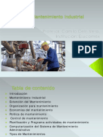 Mantenimiento Industrial PPT Esucomex Introduccion