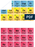 Table of Elements 2 X 3