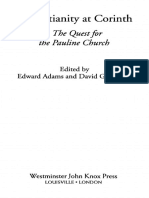 ADAMS, Edward & HORRELL, David G., Eds. (2004), Christianity at Corinth. The Quest For The Pauline Church. Westminster John Knox Press PDF