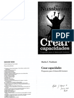Martha Nussbaum - Crear Capacidades PDF