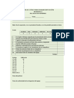 Lista de Cotejo para Evaluar Exposicion Por Equipo