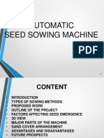 Multi Purpose Seed Sowing Machine Seminar