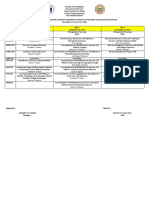 Training Matrix