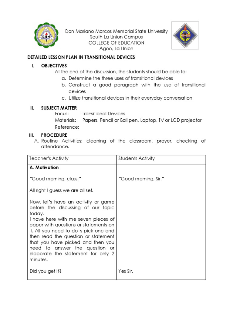 detailed-lesson-plan-in-transitional-devices-pdf-question-pedagogy