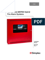 4007ES and 4007ES Hybrid Fire Alarm Systems: Installation Manual 579-1102 Rev. F