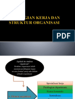 Pembagian Kerja Dan Struktur Organisasi