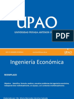 Iind-151 Ingeniería Económica Msanchezs19@upao - Edu.pe