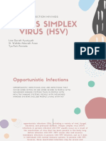 Herpes Simplex Virus (HSV) Opportunistic Infection in HIV/AIDS