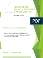 Compilation of The Labor Law and Social Legislation Bar Examinations Questions