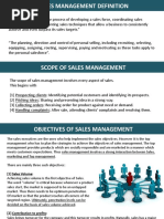 Sales Management 1