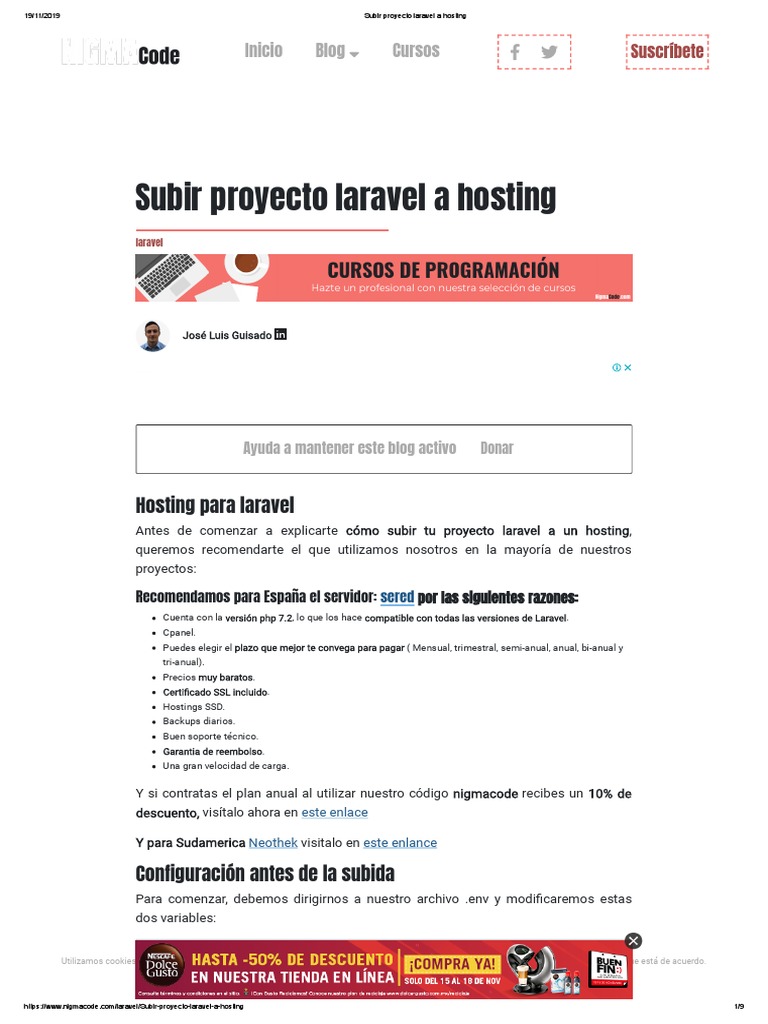 Subir Proyecto Laravel En Hosting Gratuito