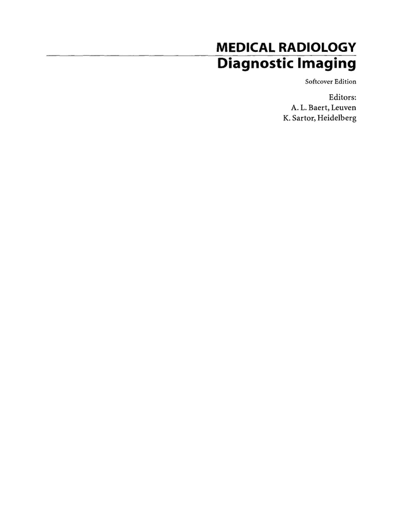 Medical Radiology | PDF | Radiology | Magnetic Resonance Imaging