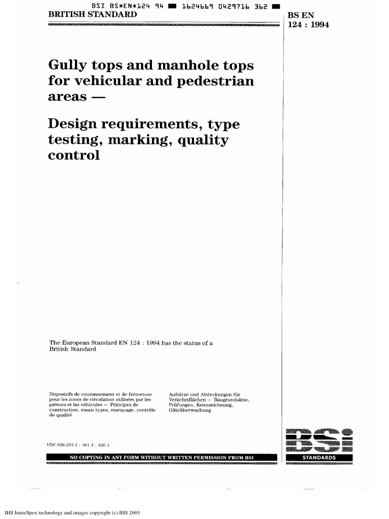 BS en 124 | PDF | Art
