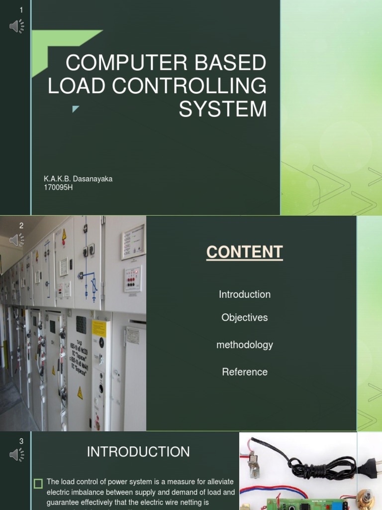 Computer-Based Load Controlling System: Designing a Centralized Load ...