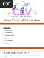 Customer Life Time Value