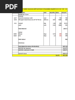 Random Rubble Masonary With Hard Stone in Foundation & Plinth in CC-1:6 C:M - 1:6 Code Description Unit Quantity Rates Amount Ref:7.1.1 Vol1