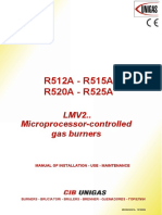R512A - R515A R520A - R525A: LMV2.. Microprocessor-Controlled Gas Burners